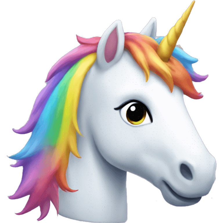 rainbow unicorn  emoji