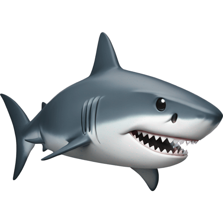 Shark with harts emoji