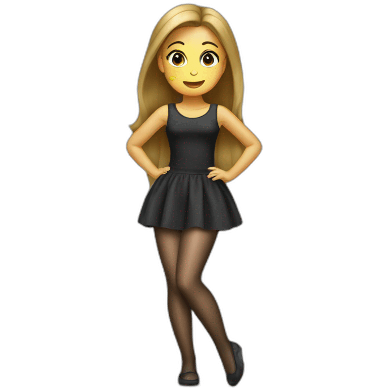 pantyhose girl emoji