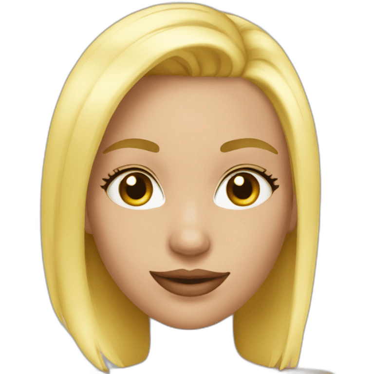 sexy blonde emoji