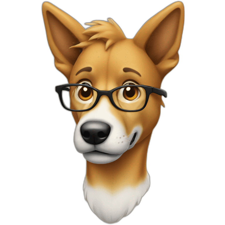 nerd dingo emoji