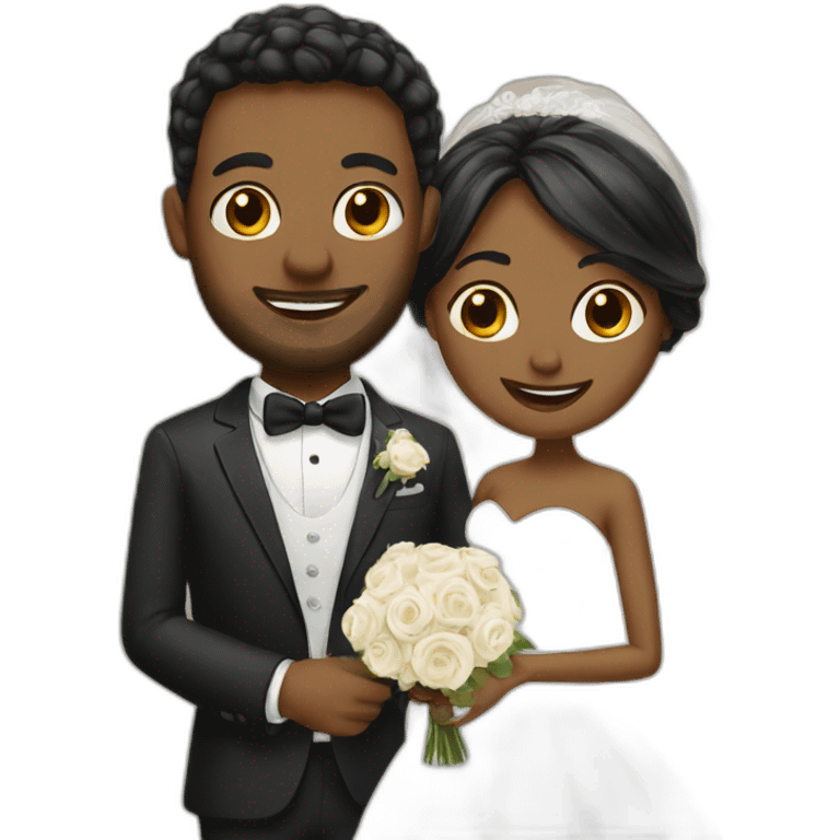 bride and groom emoji