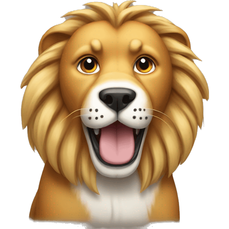 dog lion emoji