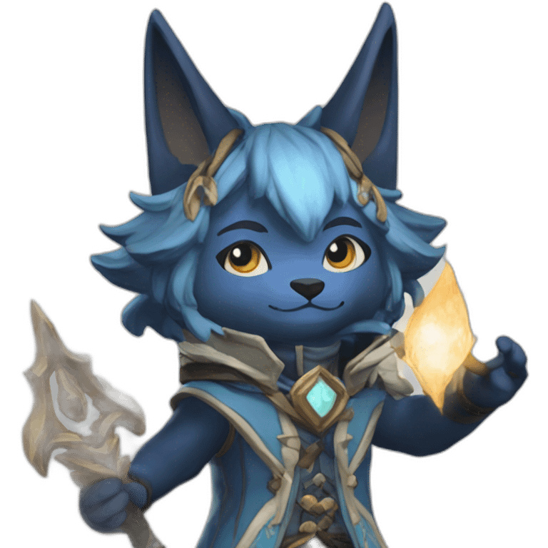 blue miqo'te summoner emoji