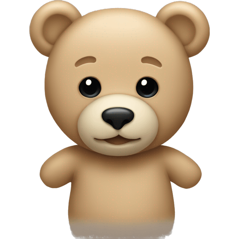 beige teddy bear emoji