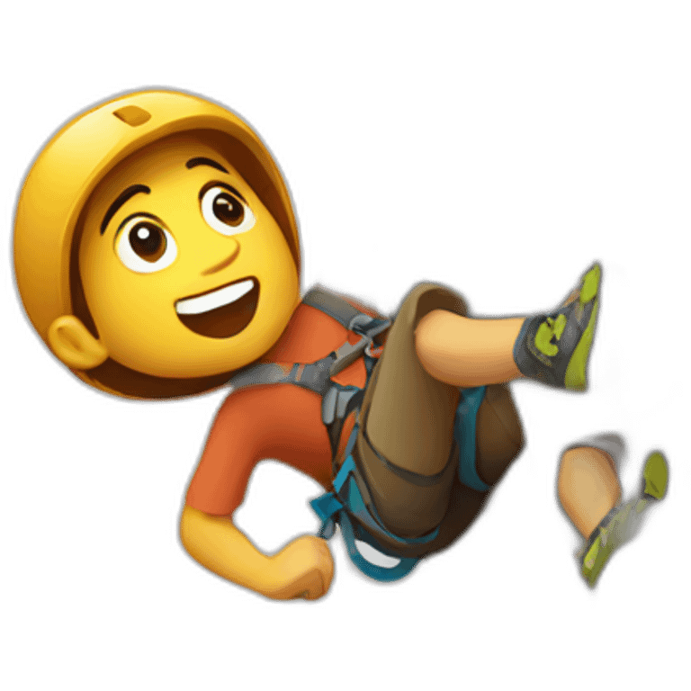 rock climbing emoji