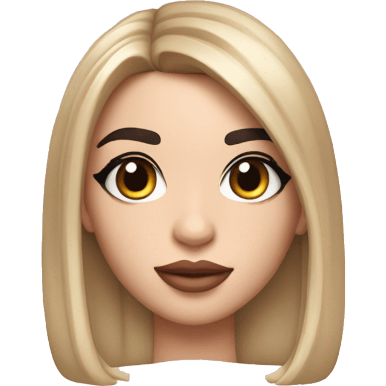 Memoji of Dua Lipa, Big Sister, Portrait emoji