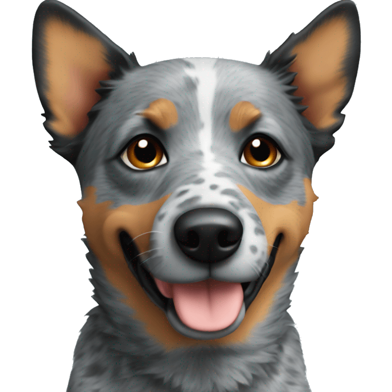 Blue heeler dog  emoji