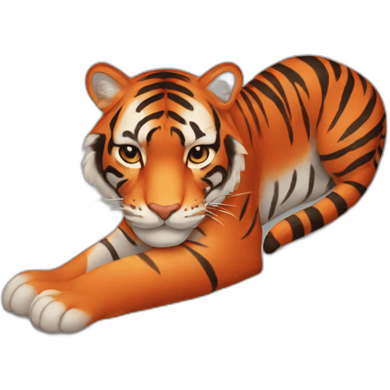 red tiger emoji