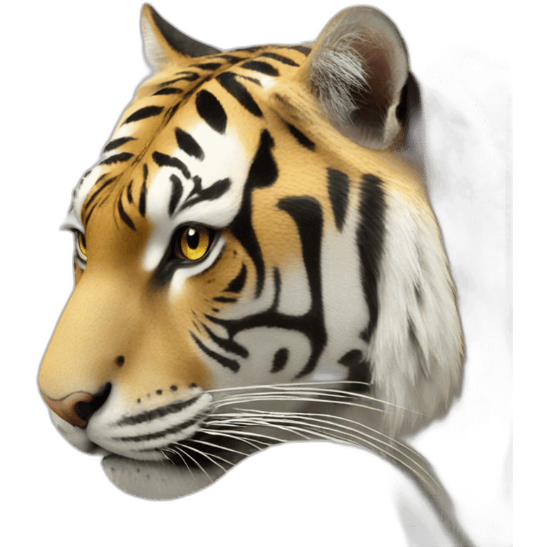 tigre blanc emoji