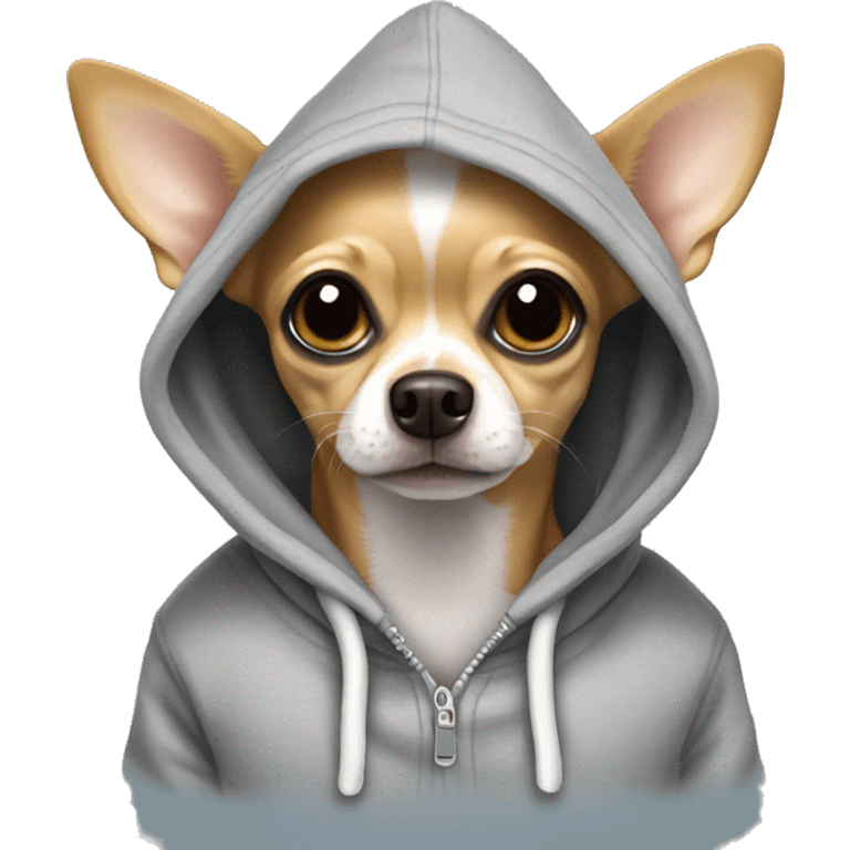 chihuahua in a hoodie  emoji