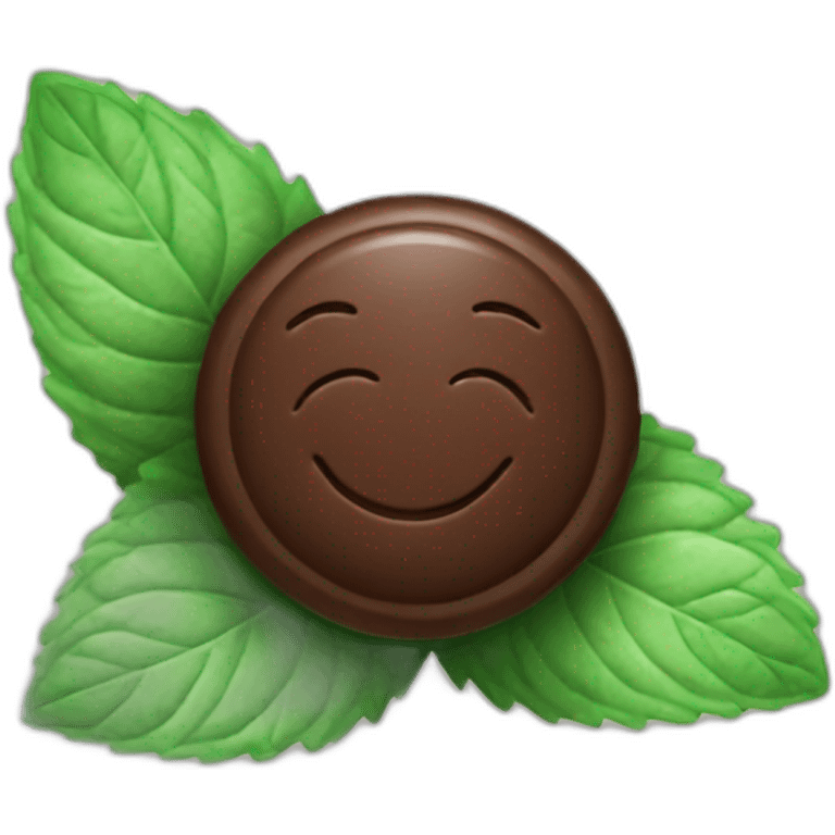 chocolate mint emoji