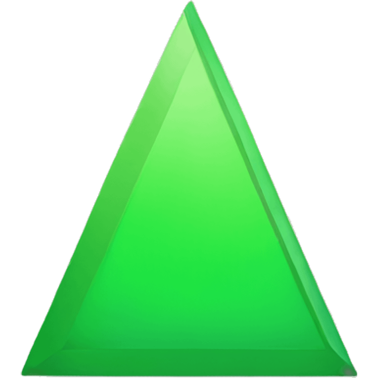 green triangle for kpis emoji