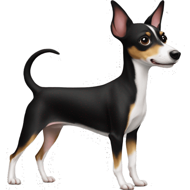 Rat terrier black emoji