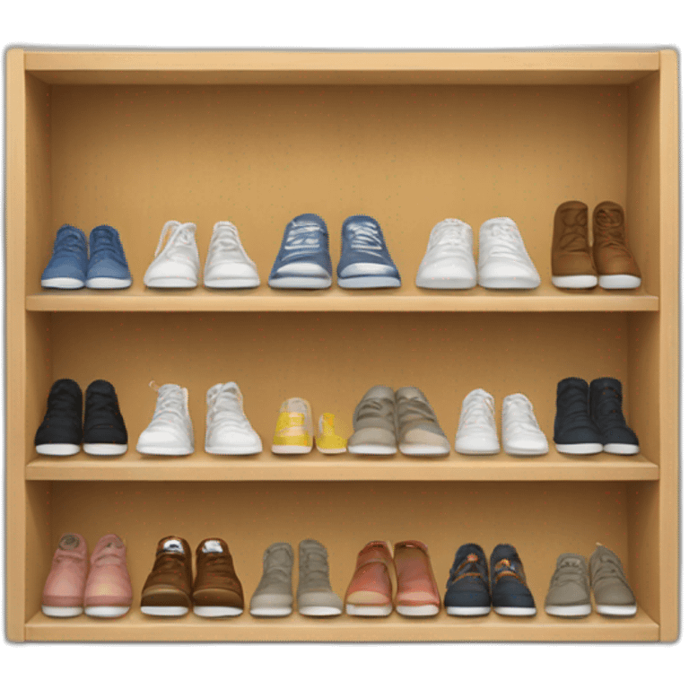 shoe shelf emoji