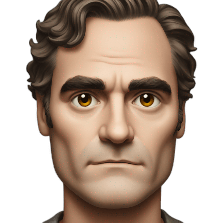 joaquin phoenix portrait face emoji