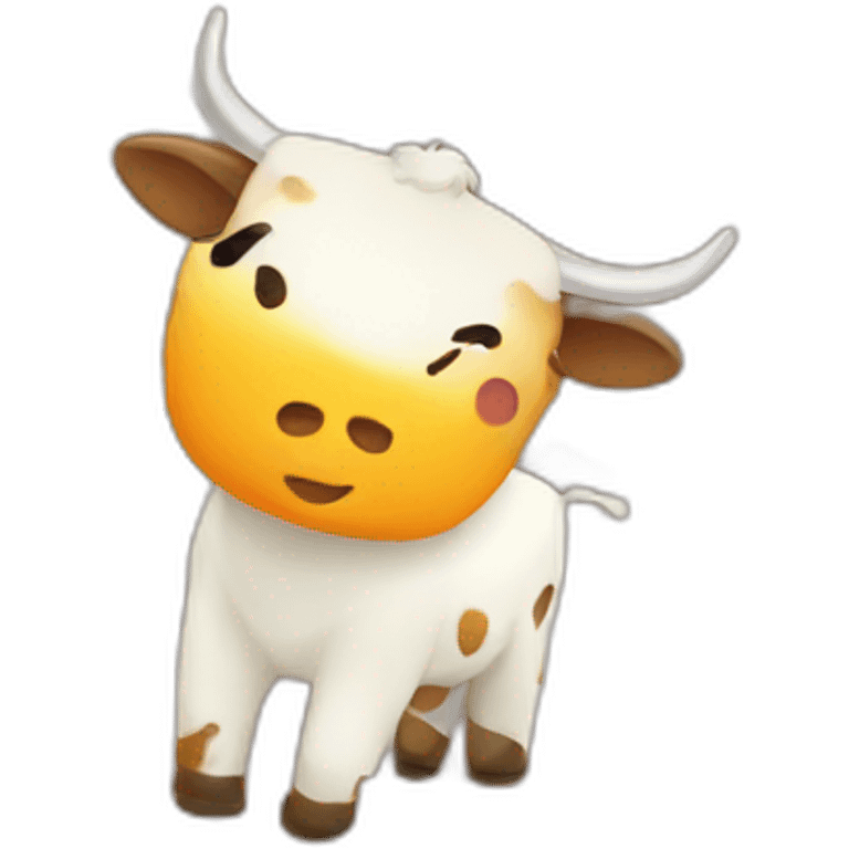 cute mango cattle emoji