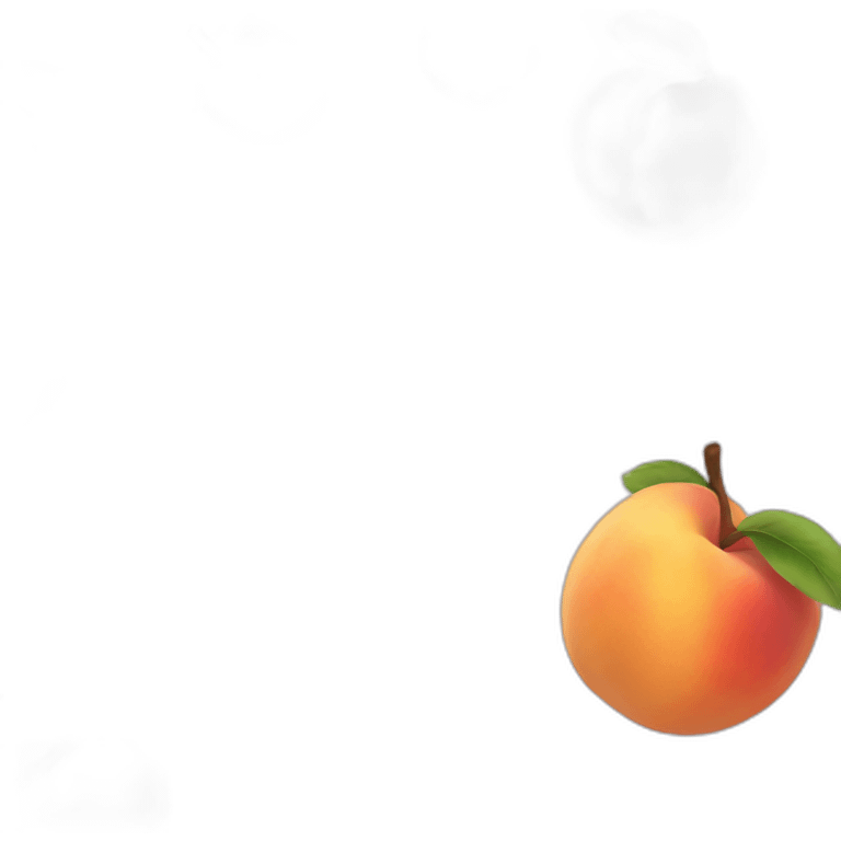 Peachy emoji