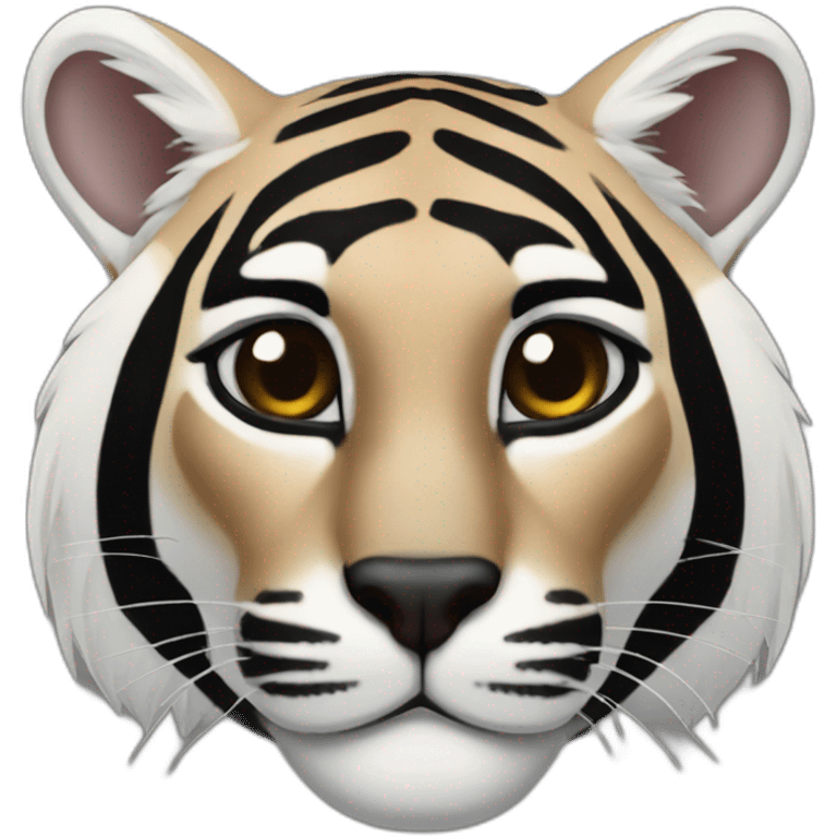 Cougar Zebra Hybrid emoji