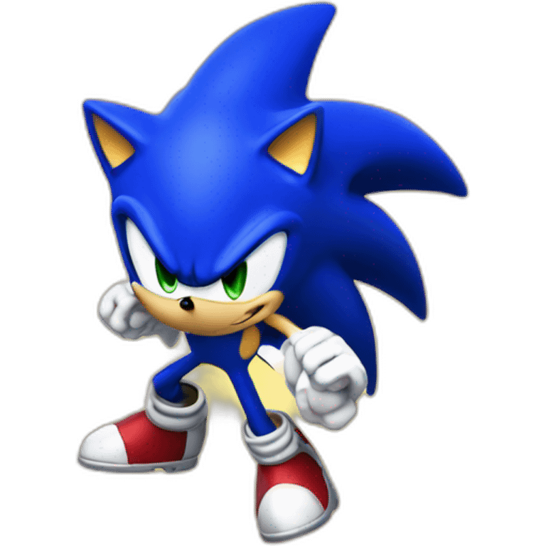 Shadow sonic emoji