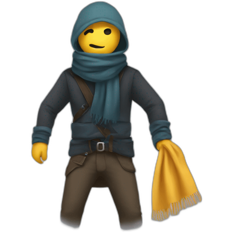 thief who steals a scarf emoji