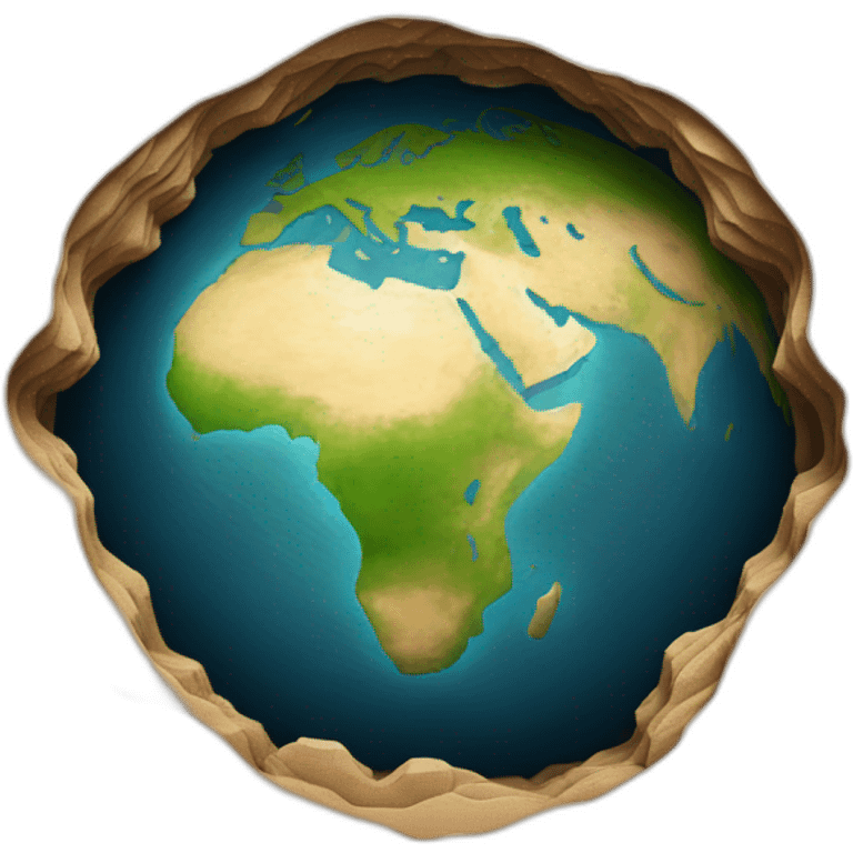 agartha land inside the earth emoji