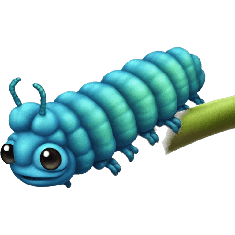 absolem blue catepillar realistic emoji