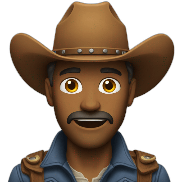 unhinged-cowboy emoji