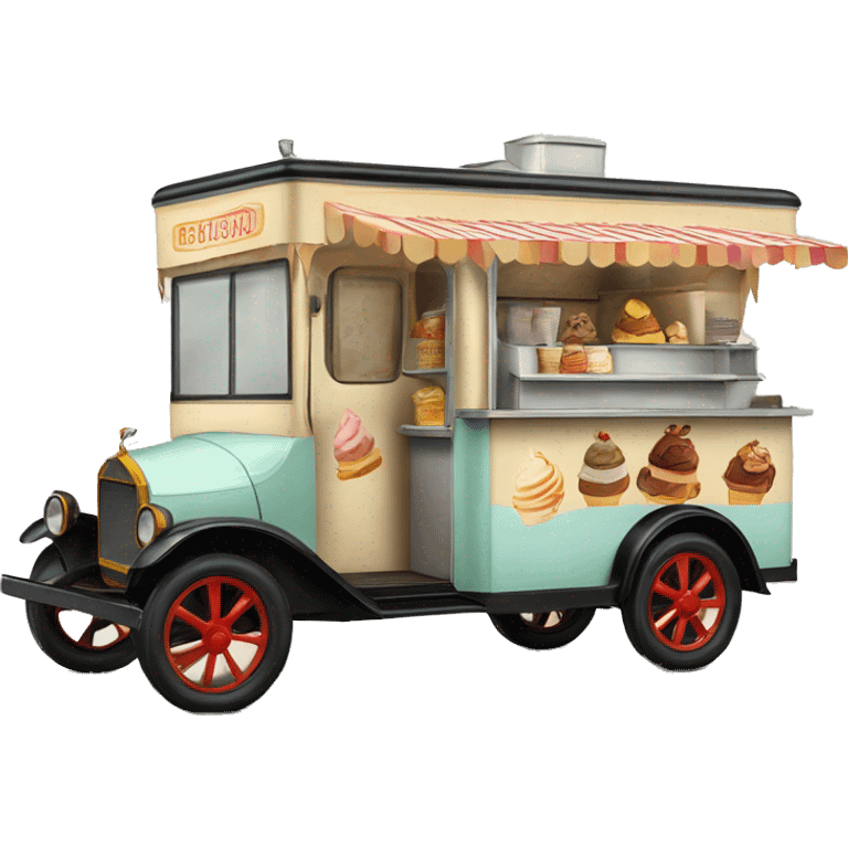 1917 ice cream food truck emoji