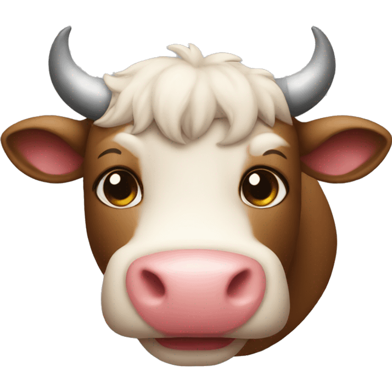 cute bull emoji