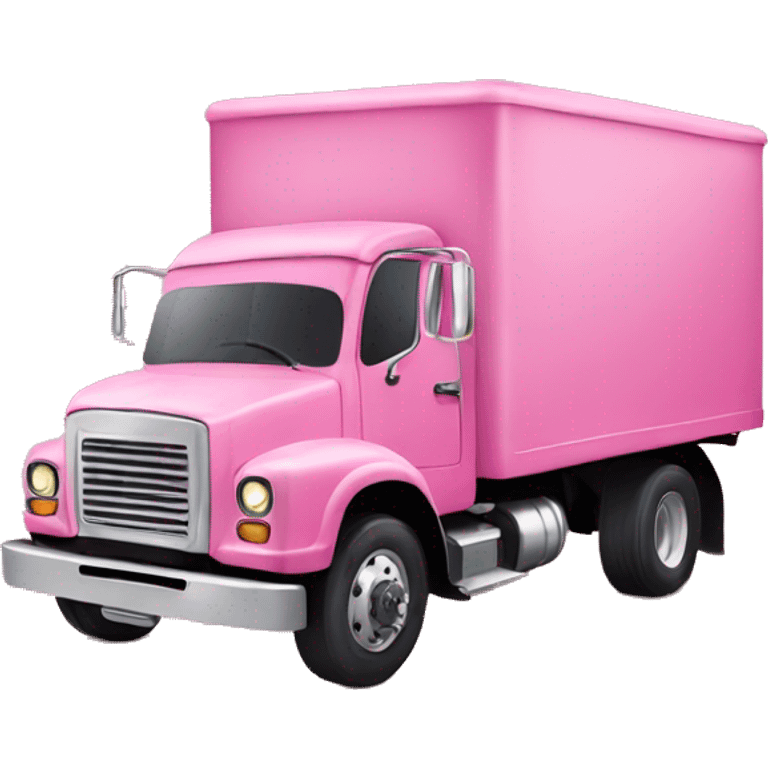 Pink truck emoji