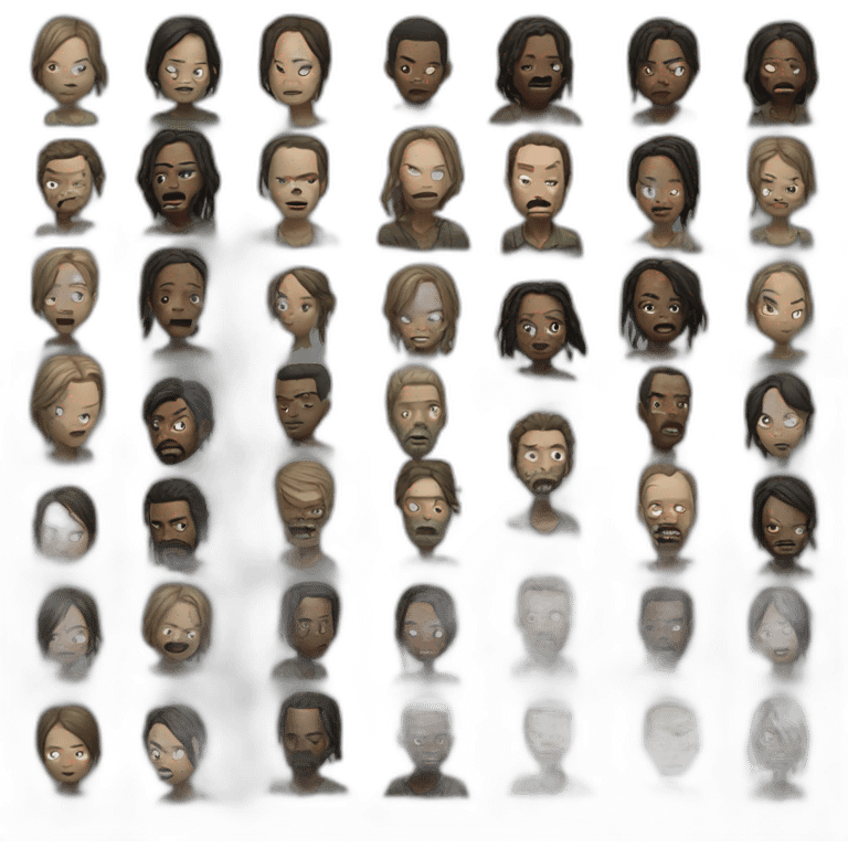 The walking dead emoji