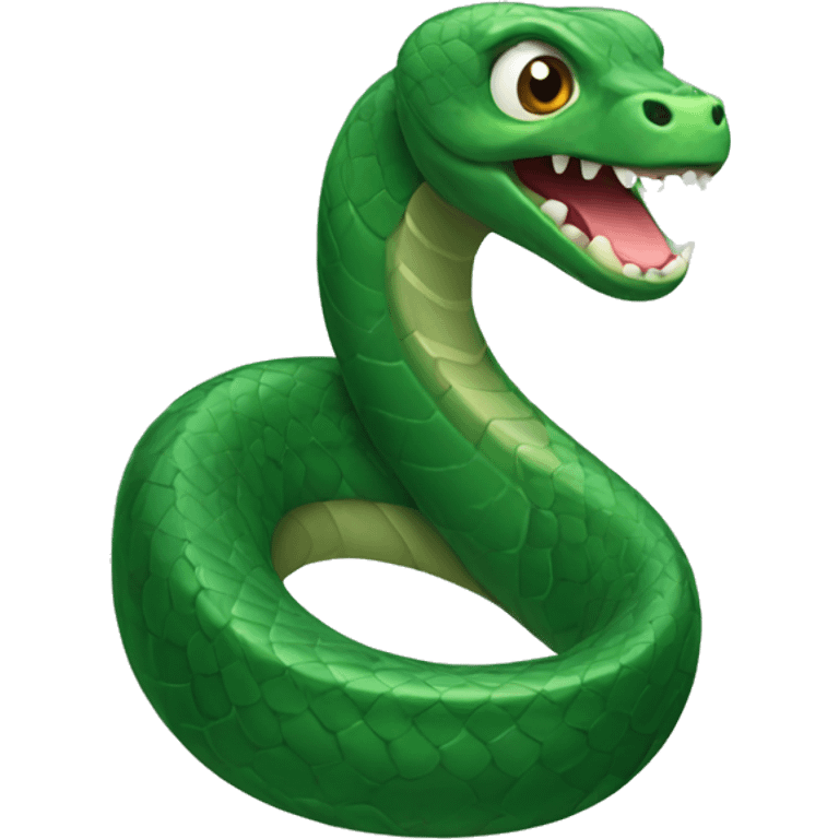 snake as a sea serpent emoji