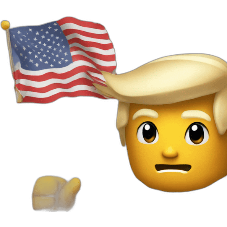 Donald Trump qui joue à roblox emoji