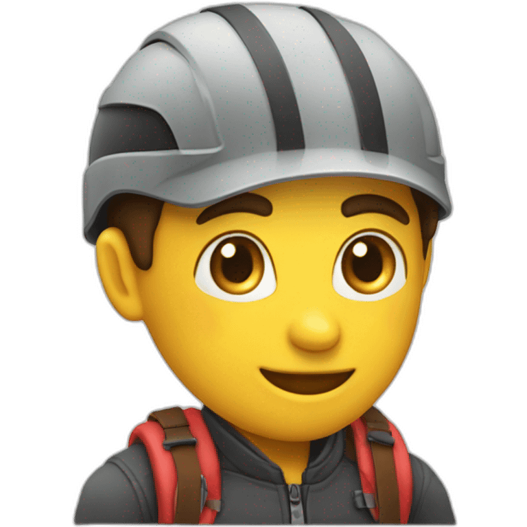 faccina che ride con gli occhi a cuoricino emoji