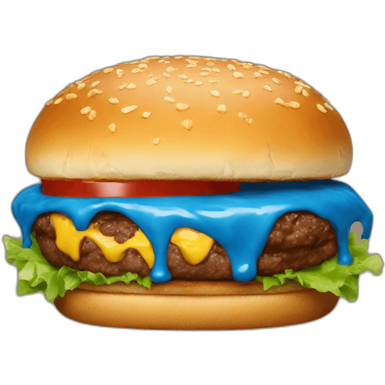 blue panther mrbeast burger emoji