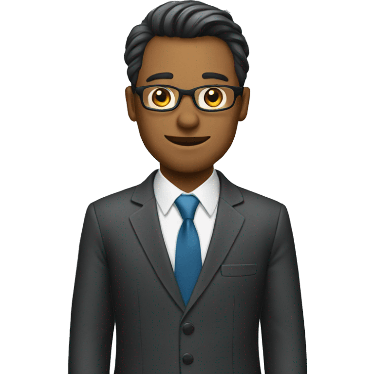 man in business suit emoji