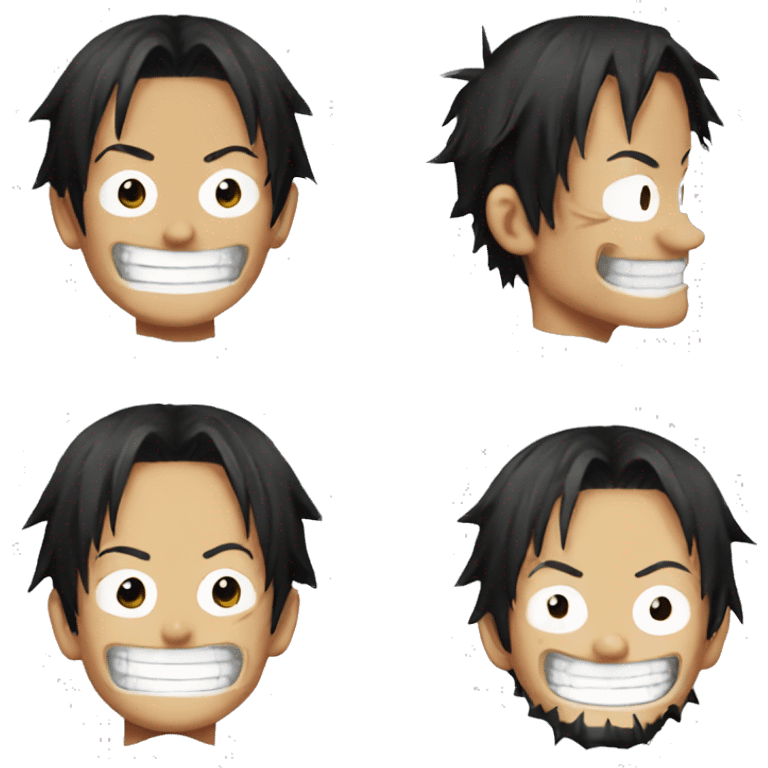 Luffy one piece emoji