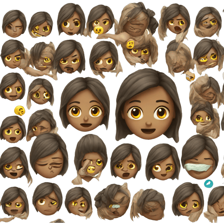 girl is sick emoji