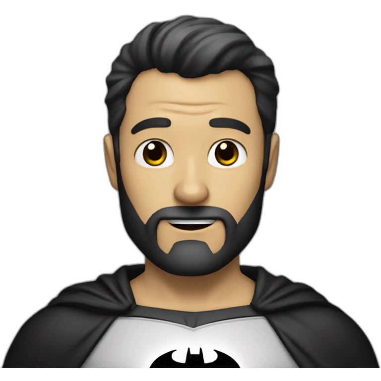 batman with beard emoji