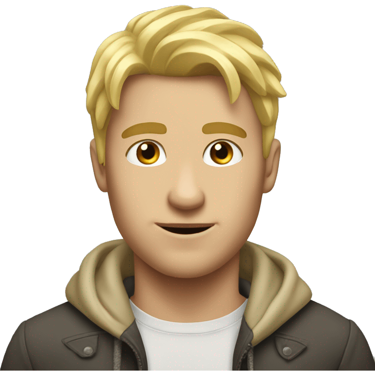 blond guy huge blond gilr emoji