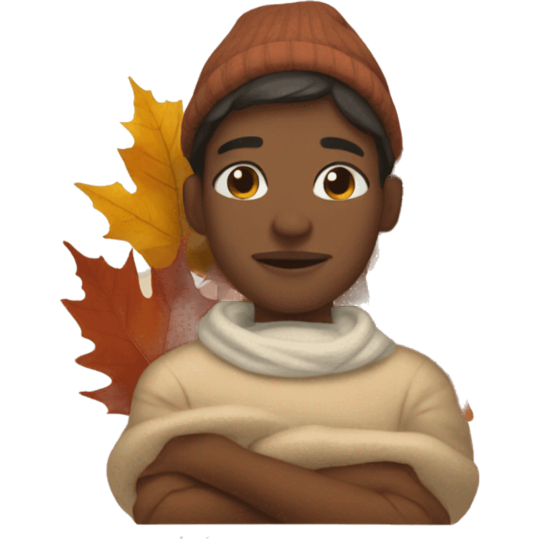 Cozy autumn day  emoji