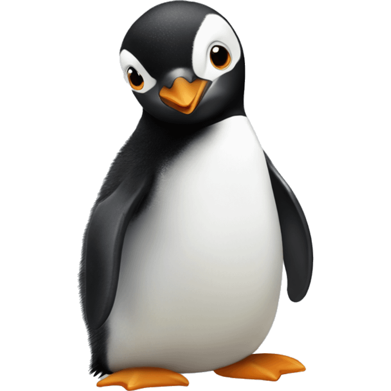 Schattige baby pinguïn  emoji