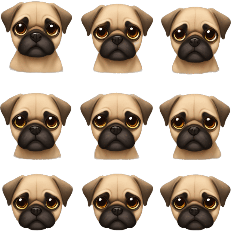 Fawn pug emoji