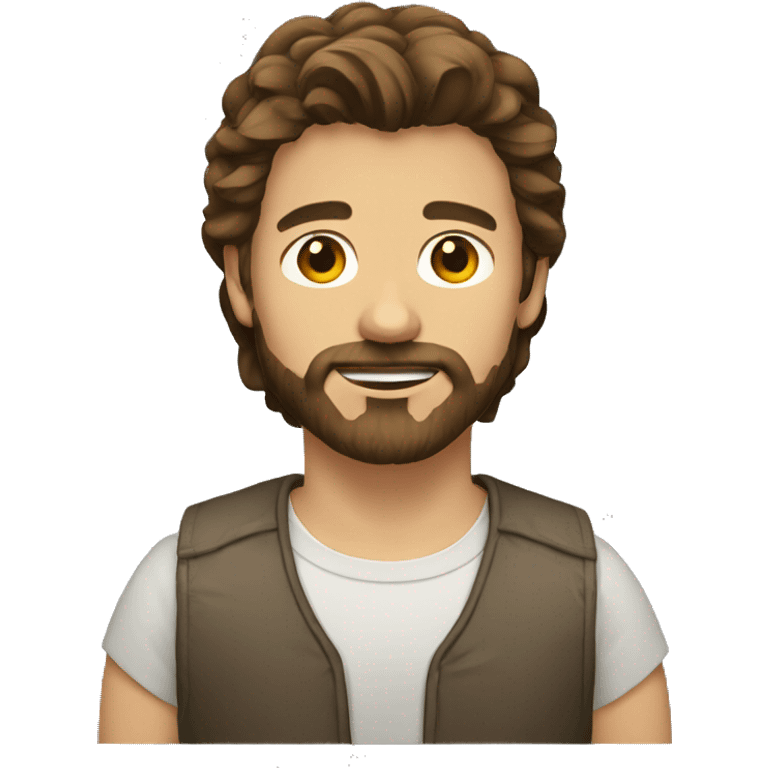 young-man-mullet-brown-hair-brown-beard emoji