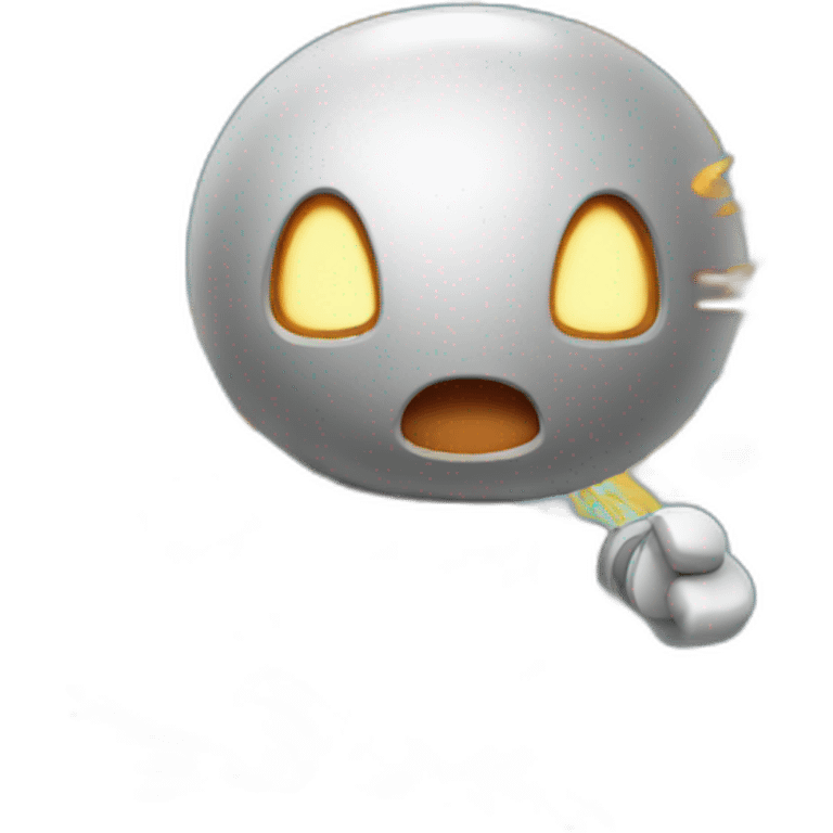 Bomberman exploding emoji