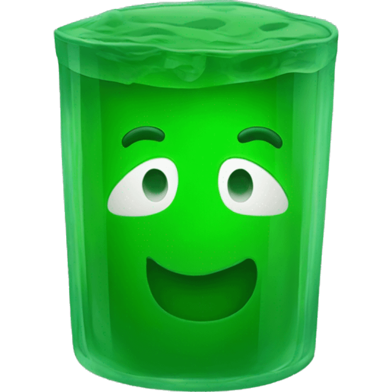 Green jello emoji