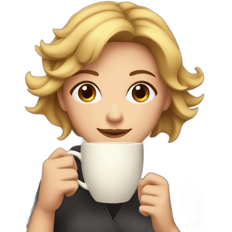 karin drinking coffee emoji