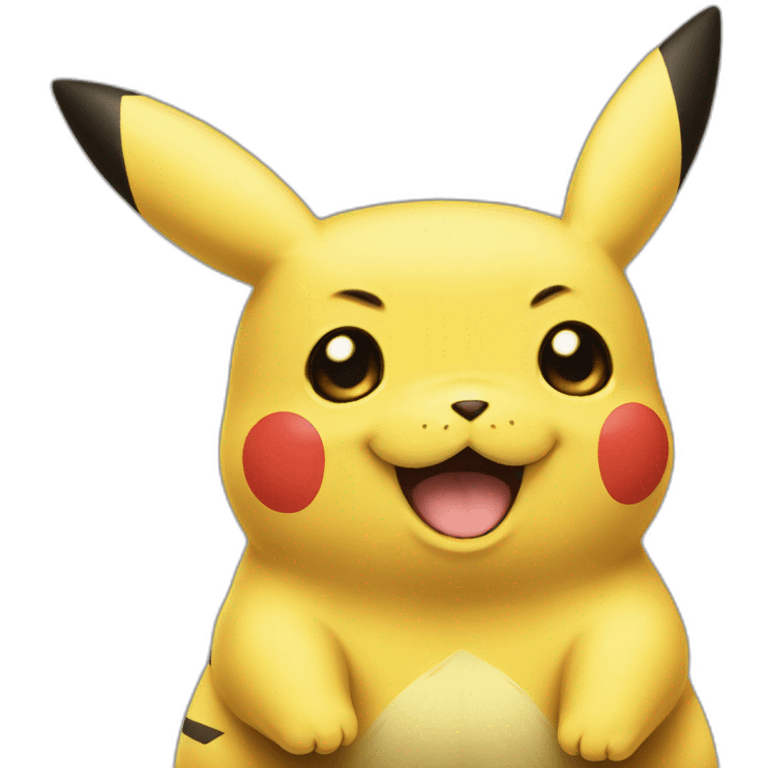 Tete de pikachu emoji