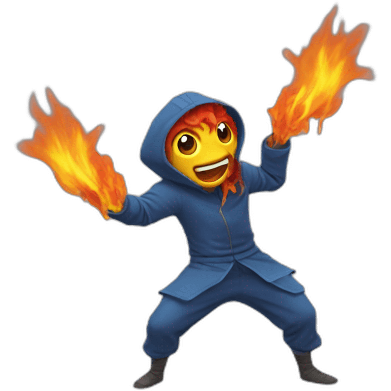 Dracaufeu qui dab emoji